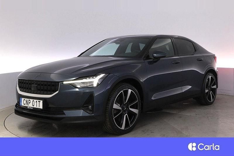 Mörkblå Begagnad 2020 Polestar 2 Pilot Sedan | 329 900 kr (Marknadspris) - Bild 1/4