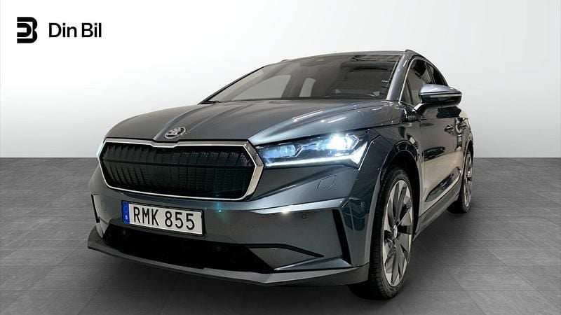 Grå Begagnad 2021 Skoda Enyaq iV SUV | 309 900 kr (Marknadspris) - Bild 1/4