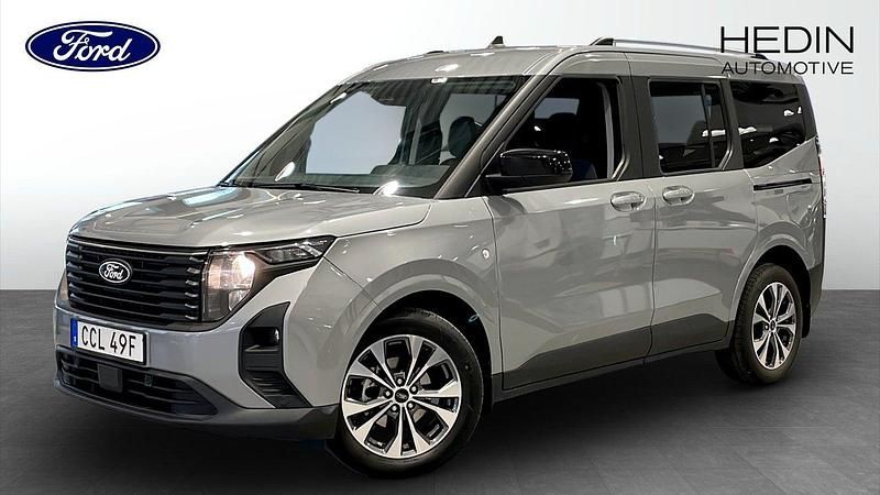 Grå (silver) Begagnad 2024 Ford Tourneo Courier Titanium Minibuss | 264 000 kr - Bild 1/4