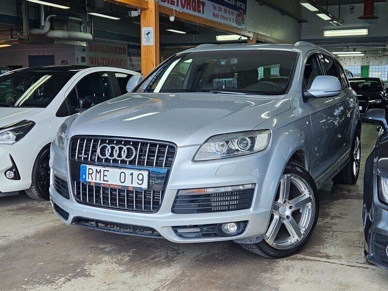Silver Begagnad 2008 Audi Q7 S-Line SUV | 99 999 kr (Bra pris) - Bild 1/3