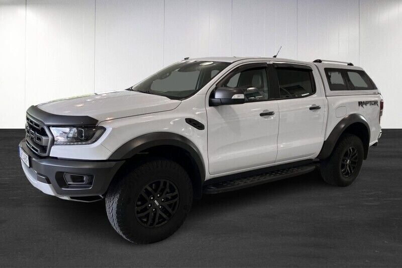 Vit (white) Begagnad 2021 Ford Ranger Raptor Pickup | 446 125 kr (Bra pris) - Bild 1/4