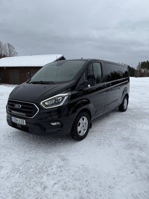 Svart Begagnad 2019 Ford Transit Custom Van | 279 900 kr - Bild 1/4