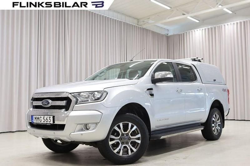 Grå Begagnad 2016 Ford Ranger Limited Pickup | 249 900 kr (Marknadspris) - Bild 1/4