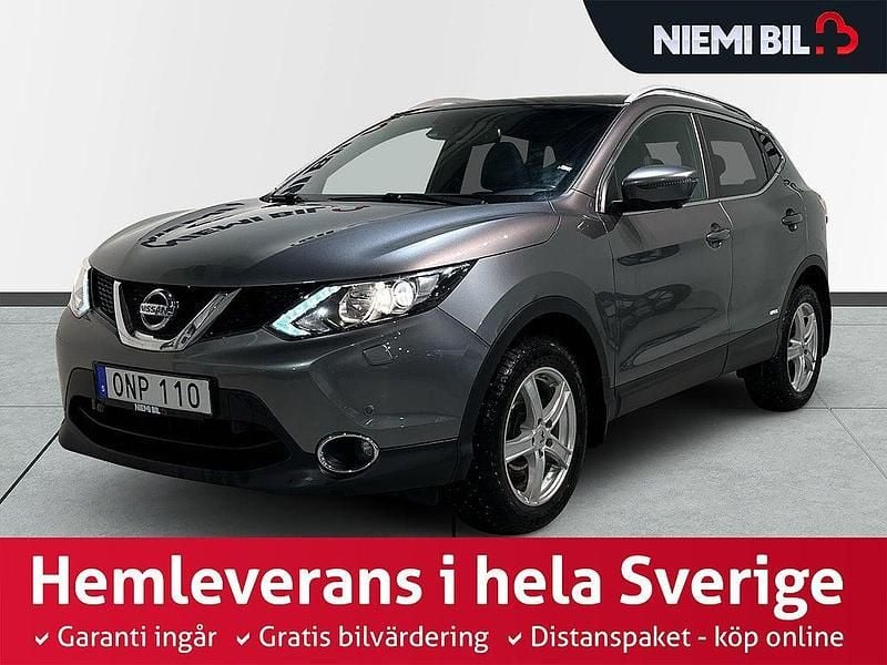 Grå metallic Begagnad 2017 Nissan Qashqai 360º SUV | 134 900 kr (Bra pris) - Bild 1/3