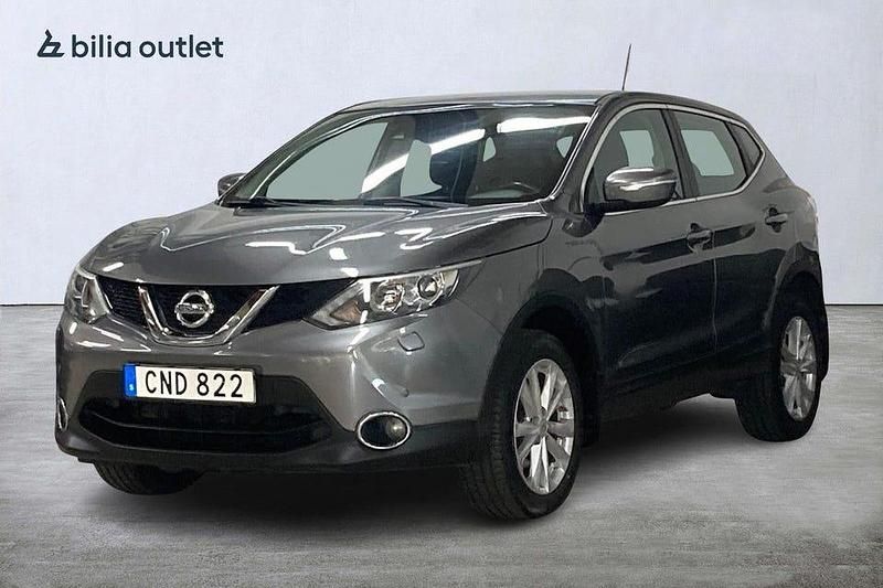 Grå Begagnad 2014 Nissan Qashqai Acenta SUV | 89 900 kr (Bra pris) - Bild 1/3