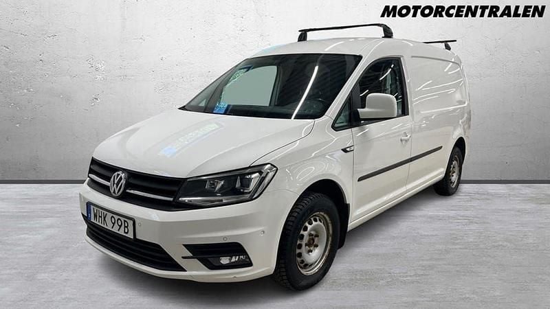Vit Begagnad 2020 VW Caddy Maxi Minibuss | 239 000 kr (Superpris) - Bild 1/4