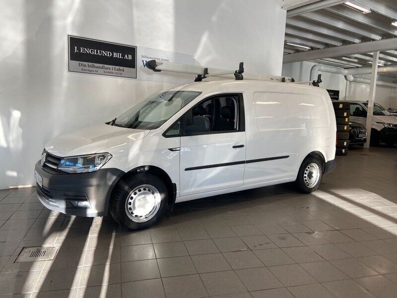 Vit Begagnad 2020 VW Caddy Maxi Minibuss | 159 900 kr (Marknadspris) - Bild 1/4