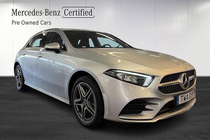 Begagnad Mercedes A250 AMG 160 HK (117 kW) 2022 Silver Halvkombi