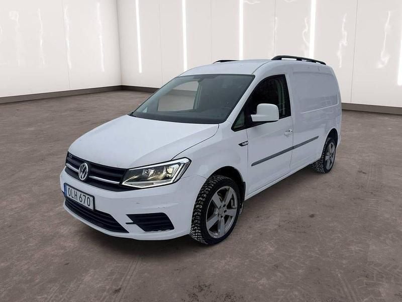 Vit Begagnad 2017 VW Caddy Maxi Minibuss | 139 900 kr (Marknadspris) - Bild 1/4