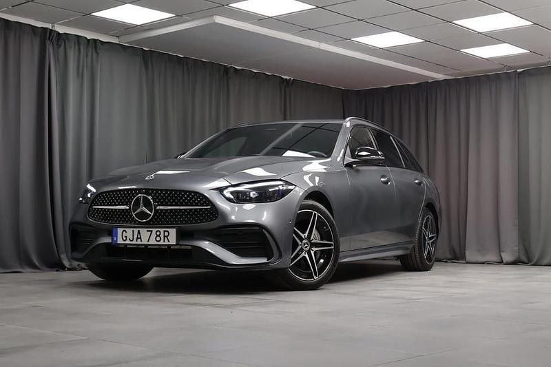 Grå Begagnad 2025 Mercedes C300 Premium Kombi | 529 000 kr - Bild 1/4