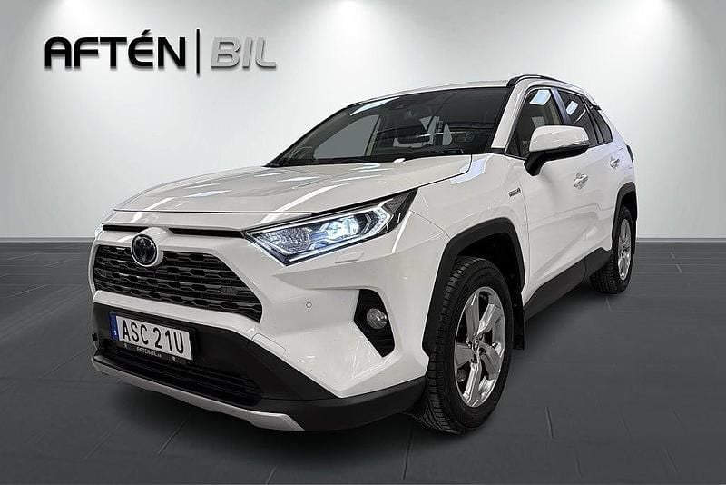 Vit Begagnad 2020 Toyota RAV4 Hybrid Executive SUV | 279 800 kr (Marknadspris) - Bild 1/3