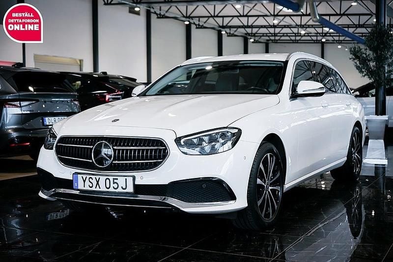 Begagnad Mercedes E300 Avantgarde 306 HK (225 kW) 2022 Vit Kombi