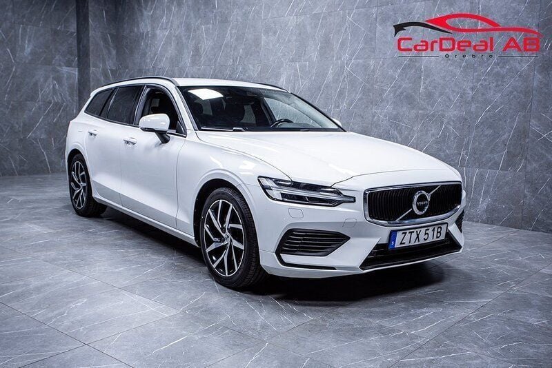 Vit Begagnad 2020 Volvo V60 Momentum Kombi | 234 800 kr (Marknadspris) - Bild 1/4