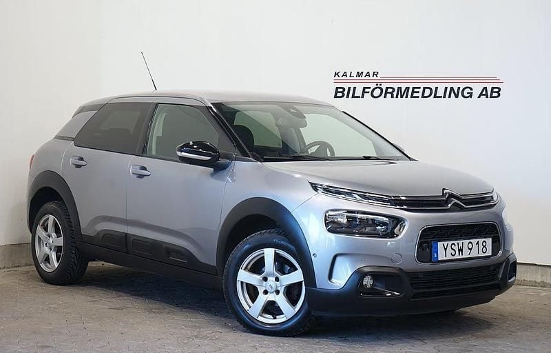Begagnad Citroën C4 Cactus PureTech 110 HK (80 kW) 2018 Silver Halvkombi
