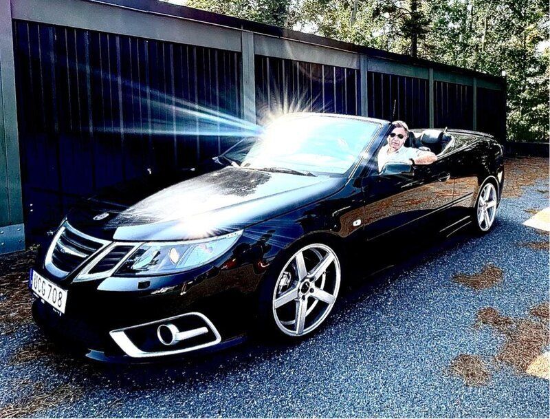 Svart Begagnad 2008 Saab 9-3 Cabriolet Vector Cab | 155 000 kr - Bild 1/4