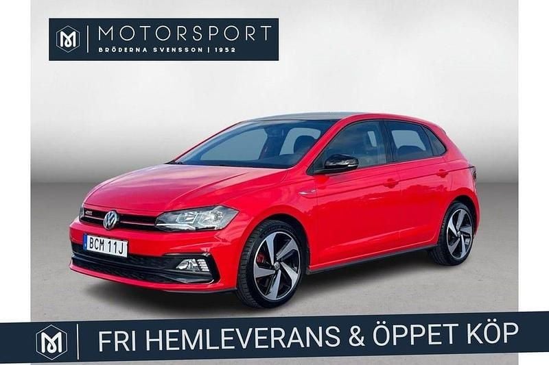 Begagnad VW Polo Beats 200 HK (147 kW) 2020 Röd Halvkombi