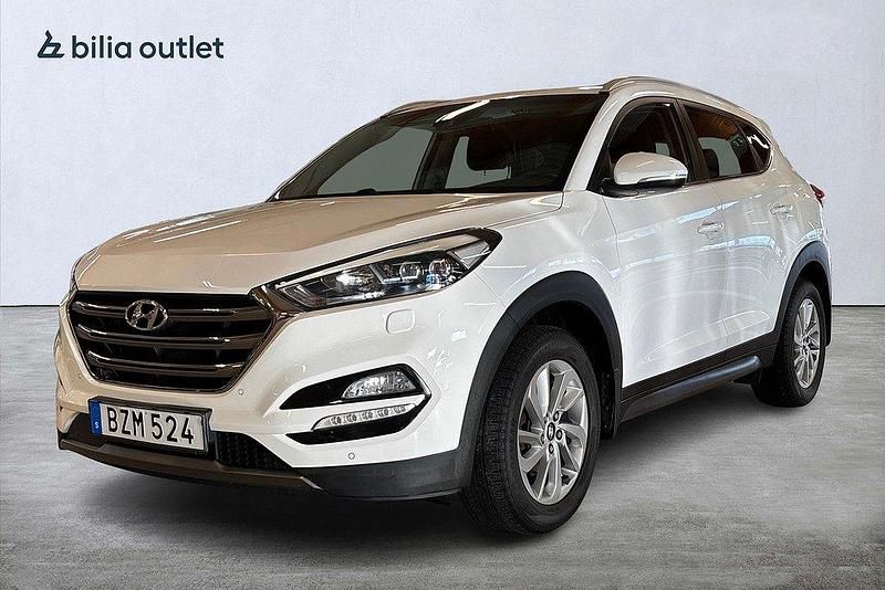 Vit Begagnad 2015 Hyundai Tucson SUV | 169 900 kr (Marknadspris) - Bild 1/4