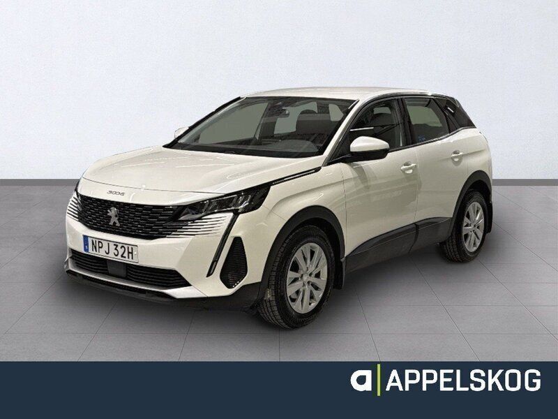 Vit Begagnad 2020 Peugeot 3008 Active SUV | 214 900 kr (Marknadspris) - Bild 1/4