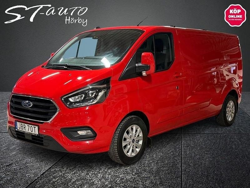 Röd Begagnad 2019 Ford Transit Custom Van | 199 900 kr (Marknadspris) - Bild 1/4
