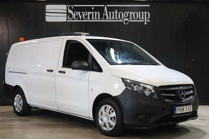 Vit Begagnad 2017 Mercedes Vito Minibuss | 139 000 kr (Bra pris) - Bild 1/4