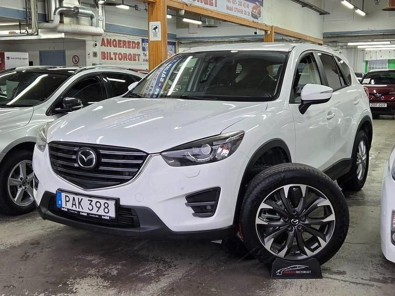 Vit Begagnad 2016 Mazda CX-5 SUV | 139 999 kr (Bra pris) - Bild 1/4