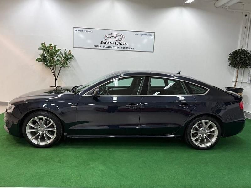 Begagnad Audi A5 S-Line 190 HK (139 kW) 2016 Blå Sportkupé