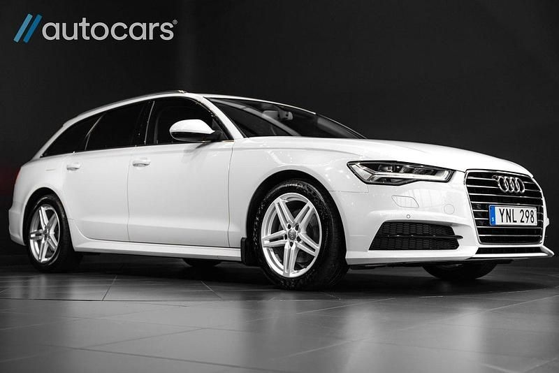 Vit Begagnad 2018 Audi A6 Comfort Kombi | 178 000 kr (Bra pris) - Bild 1/4