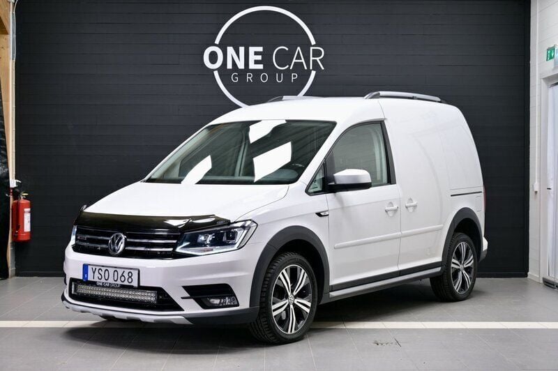 Vit Begagnad 2019 VW Caddy Minibuss | 268 900 kr (Dyr) - Bild 1/4