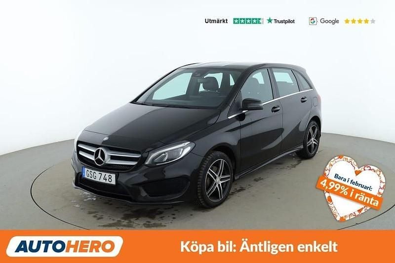 Begagnad Mercedes B180 AMG 110 HK (80 kW) 2016 Svart Minibuss