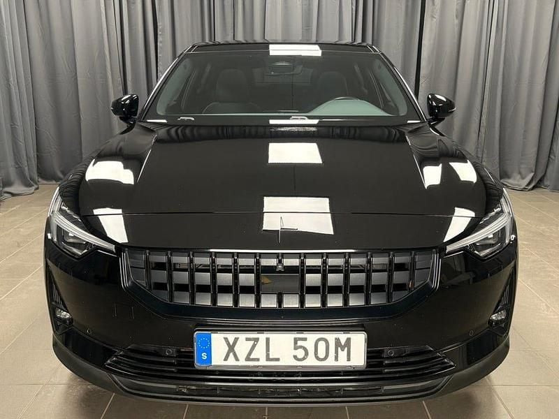 Begagnad Polestar 2 Long Range Dual motor 300 kW (408 HK) 2021 Svart Halvkombi