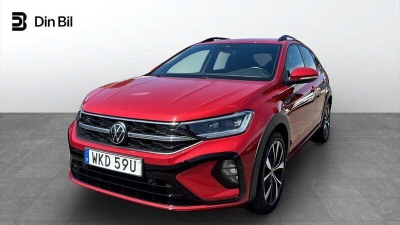 Röd Begagnad 2021 VW Taigo R-line SUV | 269 900 kr (Marknadspris) - Bild 1/4