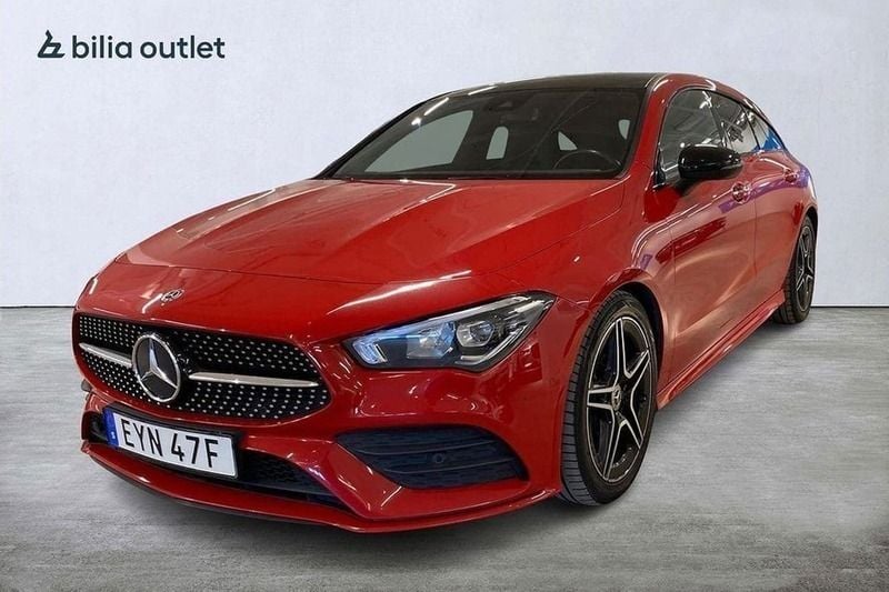 Röd Begagnad 2020 Mercedes CLA200 Shooting Brake AMG Kombi | 259 900 kr - Bild 1/4