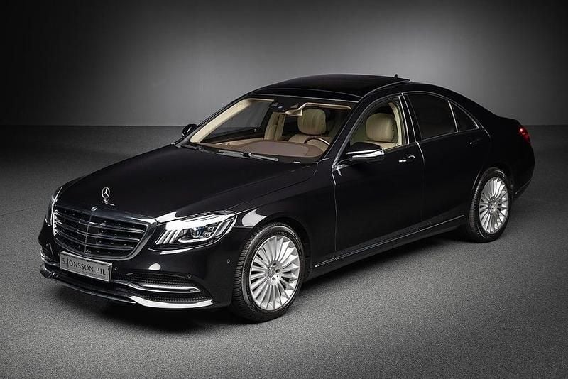 Begagnad Mercedes S450 367 HK (269 kW) 2018 Obsidiansvart metallic Sedan