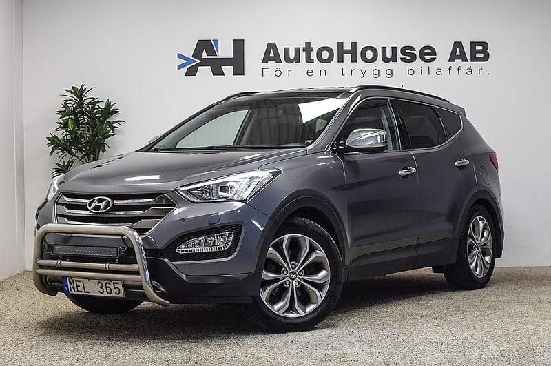 Silver Begagnad 2012 Hyundai Santa Fe Premium SUV | 139 000 kr (Lite dyr) - Bild 1/4