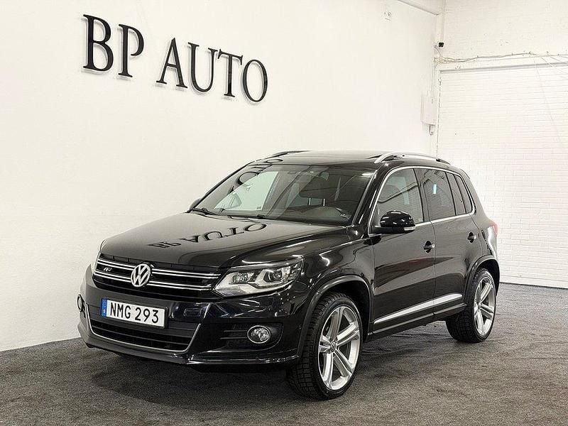 Svart Begagnad 2014 VW Tiguan R-line SUV | 139 900 kr (Marknadspris) - Bild 1/4