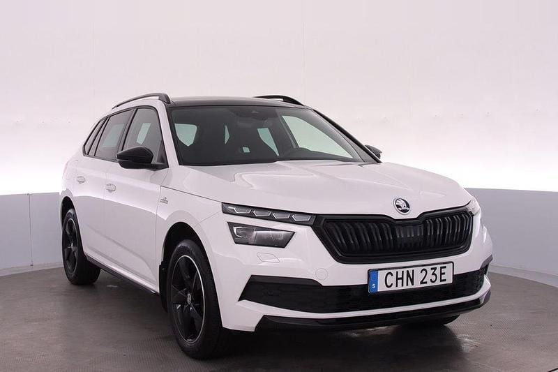 Vit Begagnad 2022 Skoda Kamiq Monte Carlo SUV | 269 000 kr (Marknadspris) - Bild 1/4