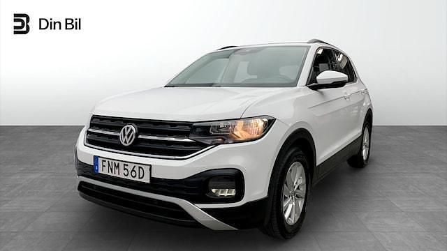 Vit Begagnad 2020 VW T-Cross Comfortline SUV | 159 900 kr (Marknadspris) - Bild 1/4