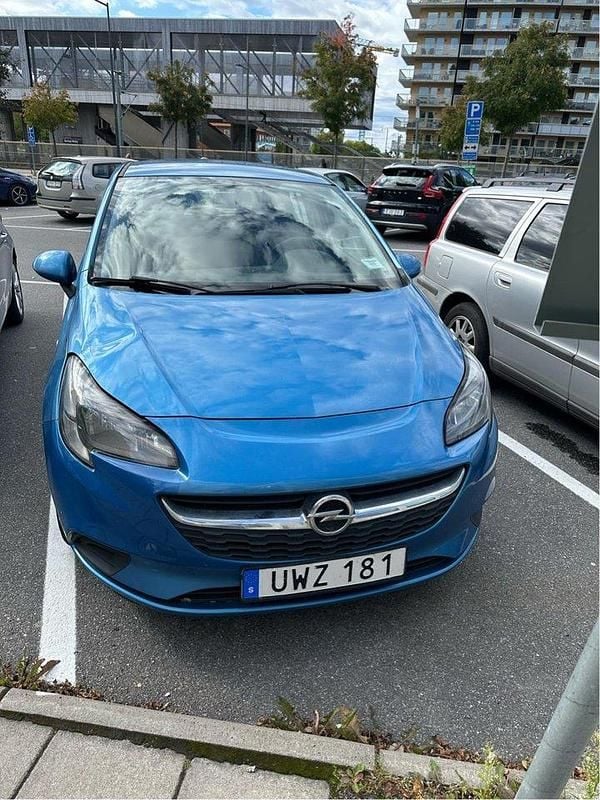Blå Begagnad 2018 Opel Corsa Enjoy Halvkombi | 60 000 kr (Bra pris) - Bild 1/4