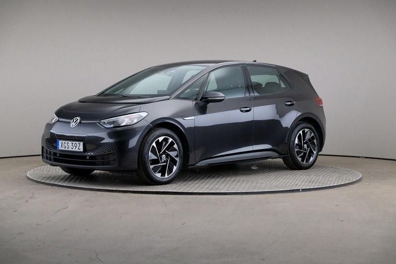 Mörkgrå Begagnad 2021 VW ID.3 Pro Performance Halvkombi | 219 000 kr (Bra pris) - Bild 1/4
