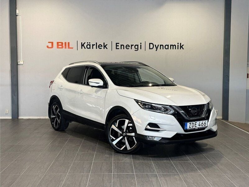 Vit Begagnad 2017 Nissan Qashqai Tekna SUV | 129 900 kr (Marknadspris) - Bild 1/4