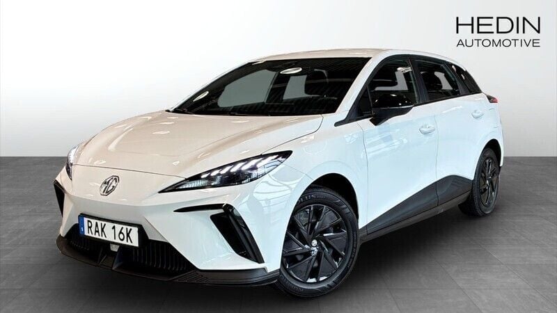 Vit (white) Begagnad 2022 MG MG4 EV Halvkombi | 259 900 kr (Dyr) - Bild 1/4