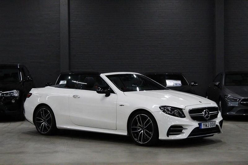 Vit Begagnad 2019 Mercedes E53 AMG AMG Cab | 679 900 kr (Marknadspris) - Bild 1/4
