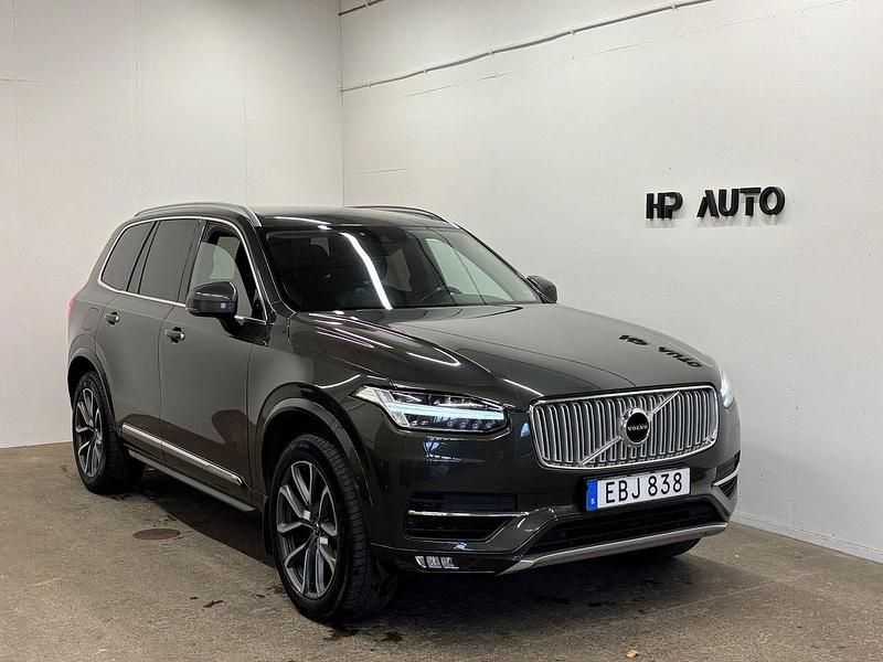 Mörkgrå Begagnad 2017 Volvo XC90 Inscription SUV | 344 900 kr (Bra pris) - Bild 1/4