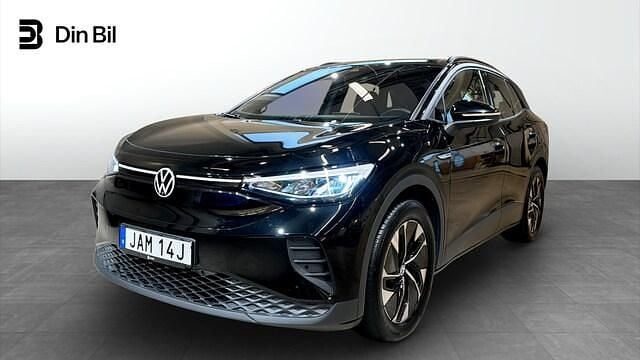 Svart (grenadilla black metallic) Begagnad 2023 VW ID.4 Comfortline SUV | 424 900 kr (Marknadspris) - Bild 1/4