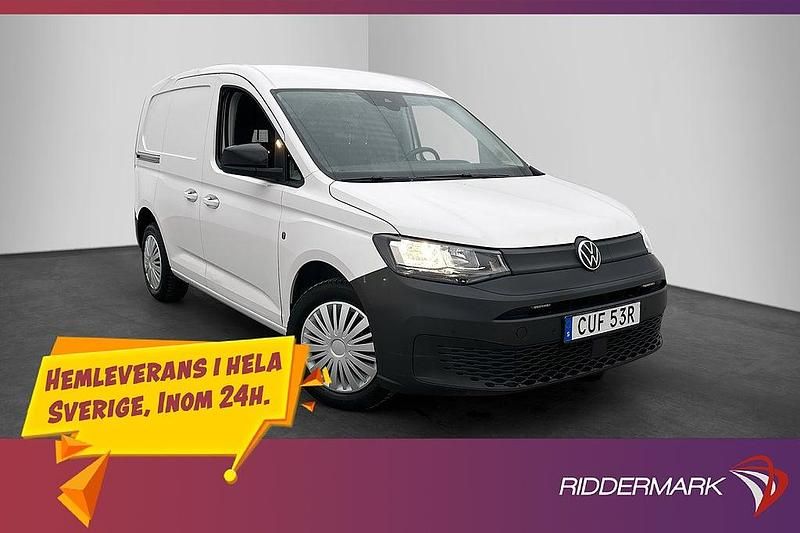Vit Begagnad 2022 VW Caddy Minibuss | 269 800 kr (Dyr) - Bild 1/3