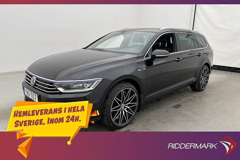 Svart Begagnad 2017 VW Passat GTE Kombi | 154 800 kr (Marknadspris) - Bild 1/3