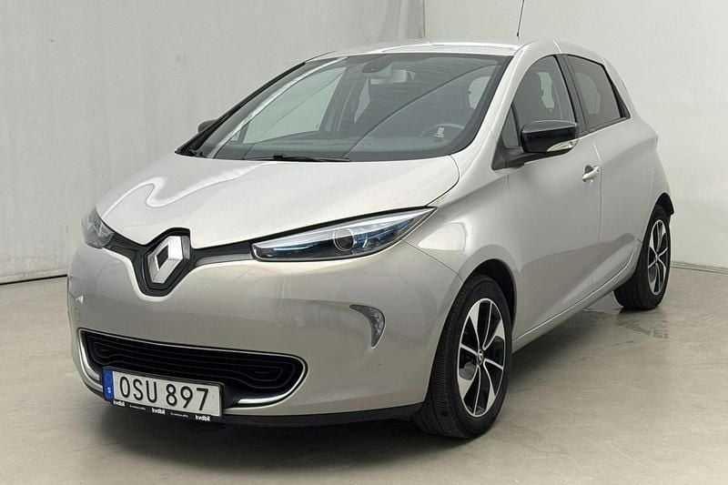 Grå Begagnad 2017 Renault Zoe Intens Halvkombi | 74 800 kr (Bra pris) - Bild 1/4
