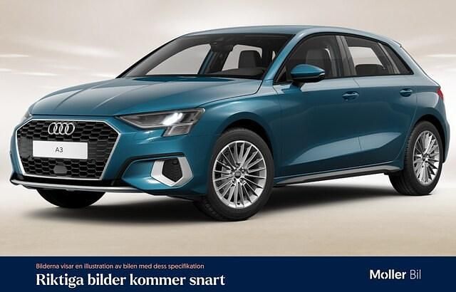 Begagnad Audi A3 Proline 150 HK (110 kW) 2023 Atollblå metallic Sedan