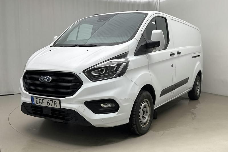 Vit Begagnad 2021 Ford Transit Custom | 190 000 kr (Marknadspris) - Bild 1/4
