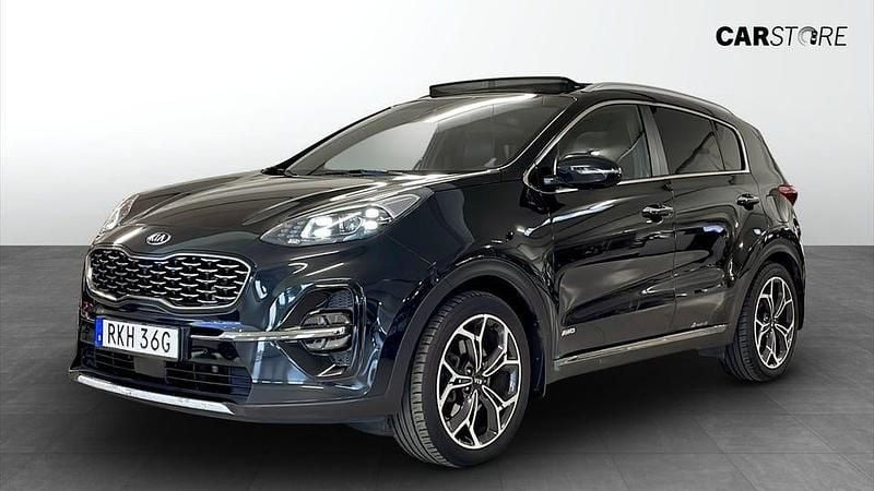 Svart Begagnad 2020 Kia Sportage GT-Line SUV | 179 500 kr (Bra pris) - Bild 1/4